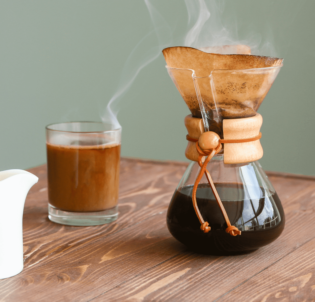 Chemex Brewing Coffee